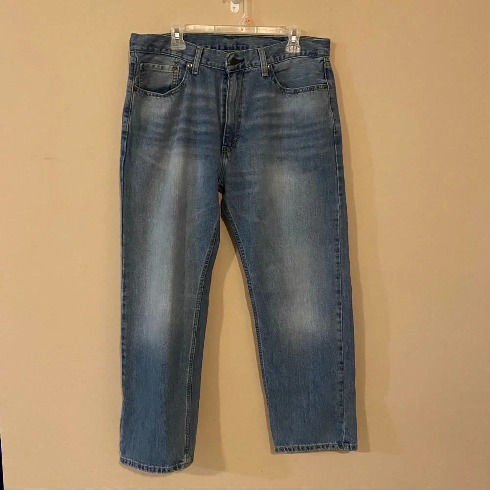 Levi's 505 Regular Fit Blue Jeans Men's W38 L30 Straight Leg‎ Cotton Denim